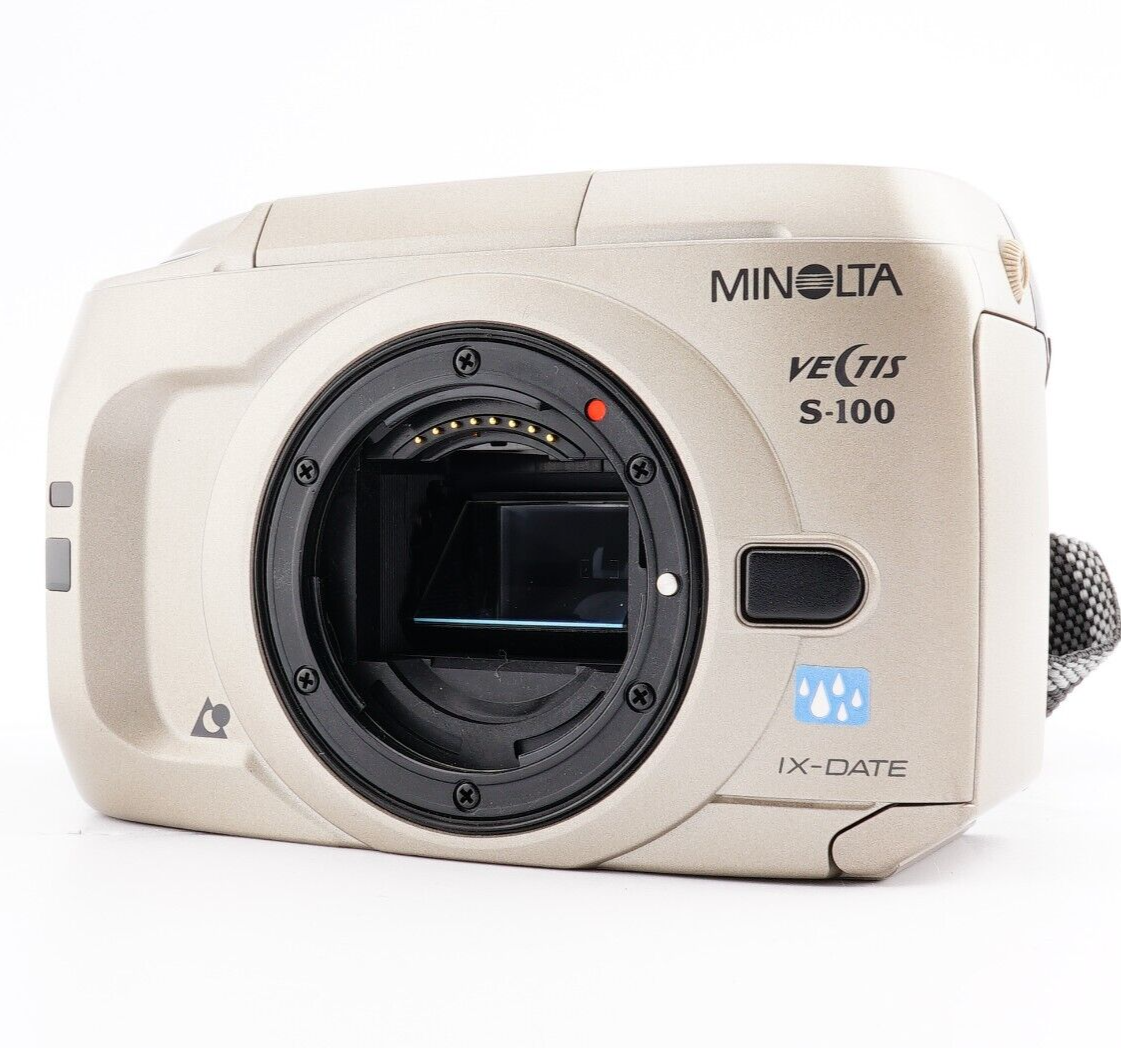 ミノルタベクティス　S-100 NEAR MINT MINOLTA VECTIS S 100 Gold SLR APS Film Camera Body
