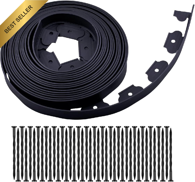 Garden Landscape Edging Kit 40ft Black 2