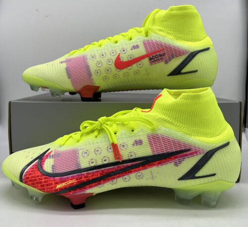 Nike Superfly 8 Elite FG Volt Green Red Black Soccer CV0958 Nike Superfly 8 Elite FG Volt Green Red Black Soccer CV0958