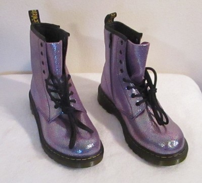 sparkly purple doc martens