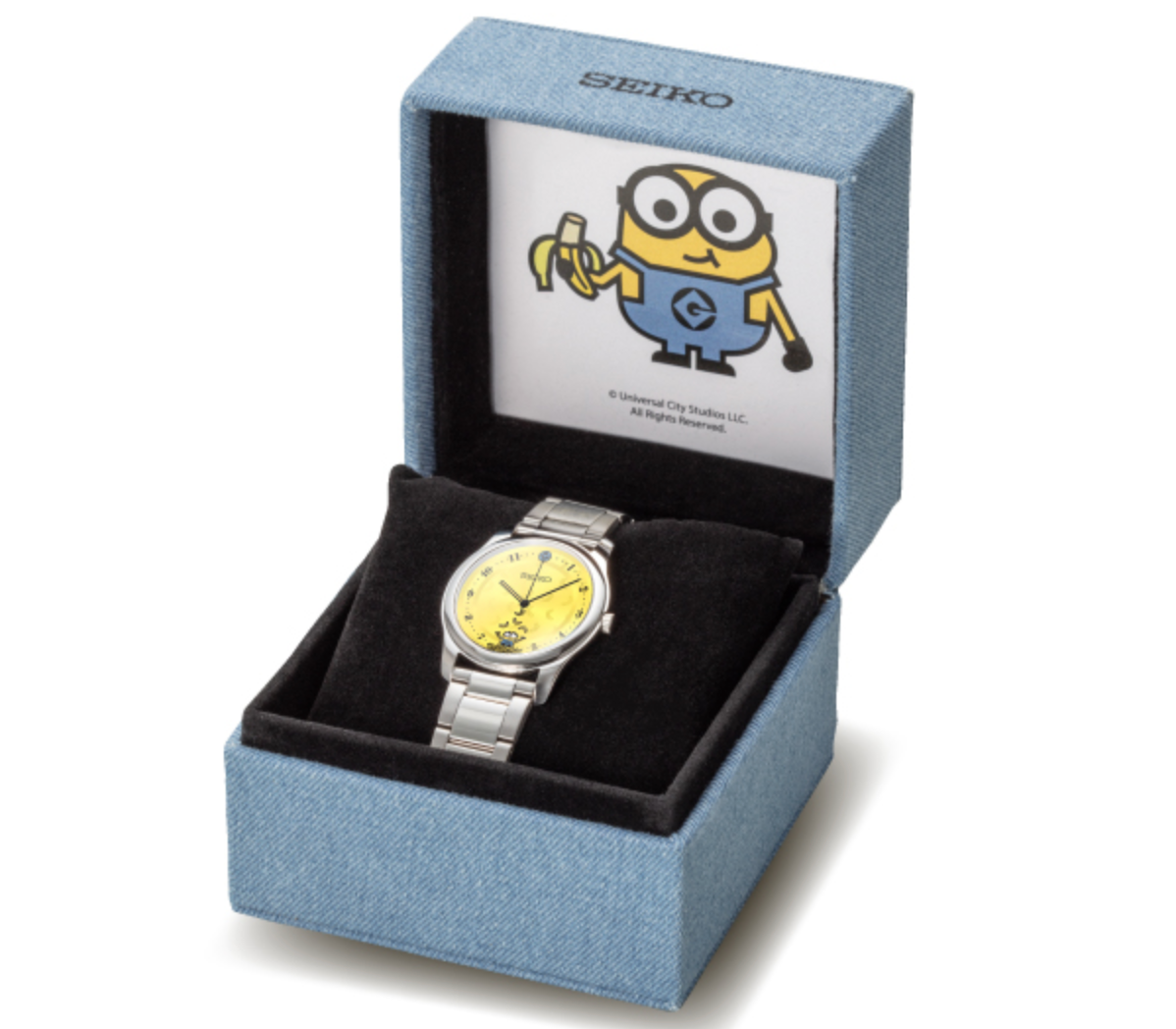 Pre-owned Seiko Psl  X Minions Collaboration Watch Limited Edition From Japan Pre Order