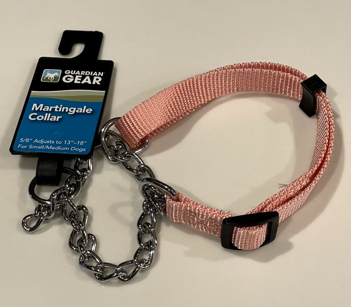 Guardian Gear Dog Martingale Chain Nylon Collar  Adjustable Small Medium Large - Picture 15 of 16