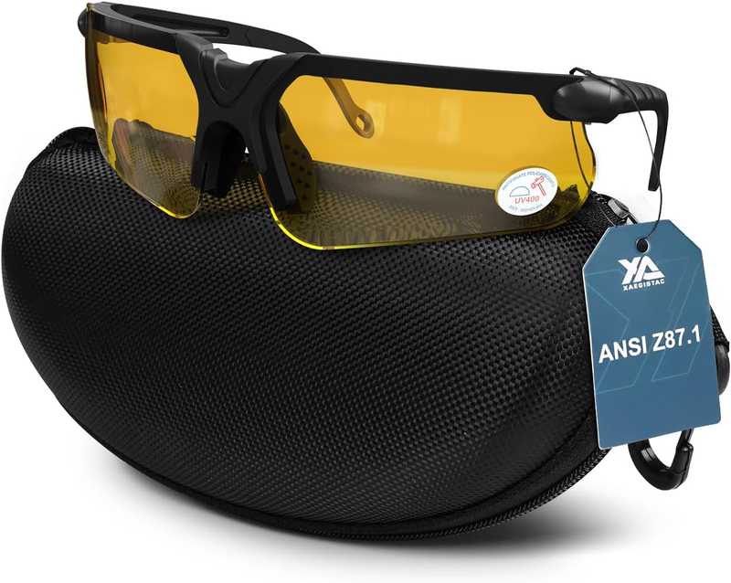 Shooting Glasses with Case anti Fog Hunting Safety Glasses for...