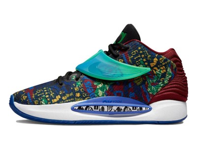 

Мужские кроссовки Nike KD 14 NRG с сапфировым/дынным оттенком (DC9382 500), Sapphire/melon tint