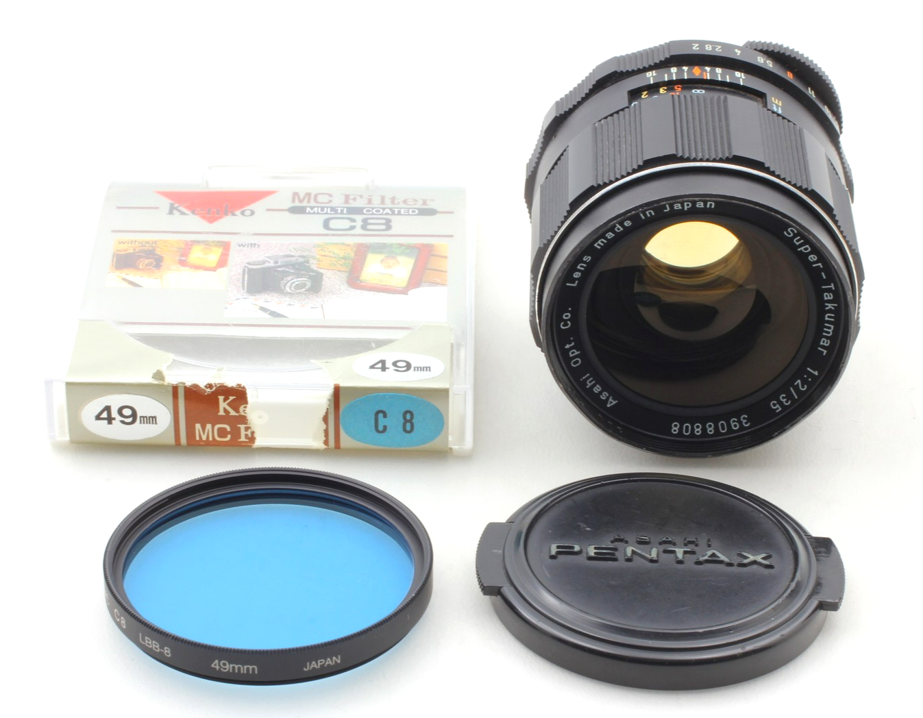 NEAR MINT] Pentax Super Multi Coated TAKUMAR 35mm f/2 MF