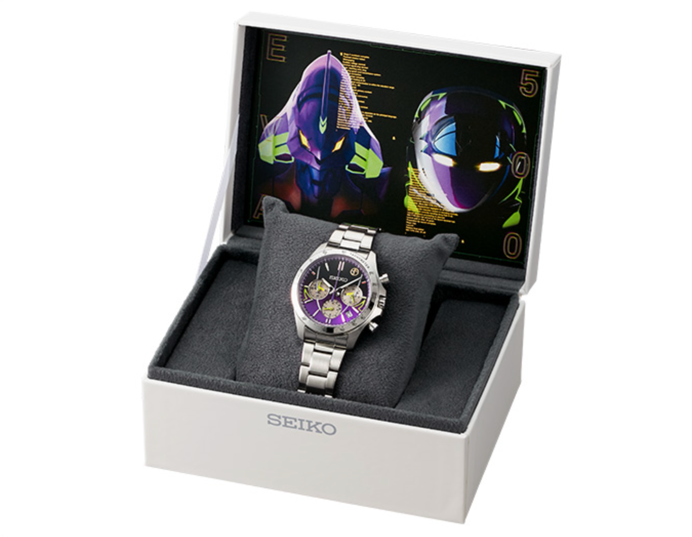 Pre-owned Seiko X Evangelion Watch 500 Series Shinkansen 25th Anniversary Limited Jpn Gift