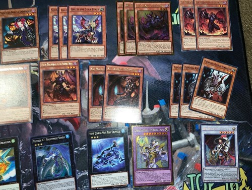 Yugioh Burning Abyss Deck W/ 3 MP15 Dante, 2 BLS, And More