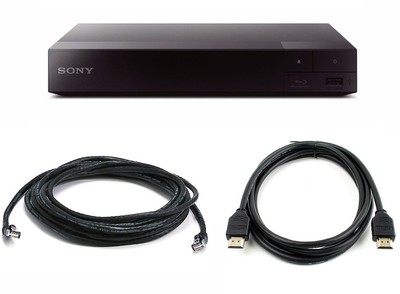 Sony BDPS1700 Blu Ray Disc Player Bundle with HDMI Cable Patch Cable Black