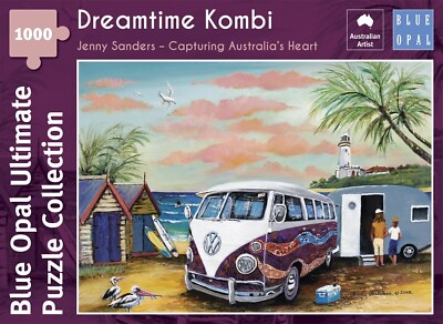 NEW Blue Opal 2117-C Jigsaw Puzzles Deluxe 1000 pc Dreamtime Kombi Jenny Sanders