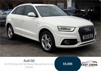 2012 Audi Q3 2.0 TDI S line SUV 5dr Diesel Manual Euro 5 (s/s) (140 ps) SUV Dies