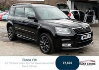 2015 Skoda Yeti 2.0 TDI Black Edition SUV 5dr Diesel Manual 4WD Euro 5 (140 ps) 