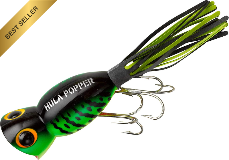 Hula Popper Topwater Bass Fishing Lure