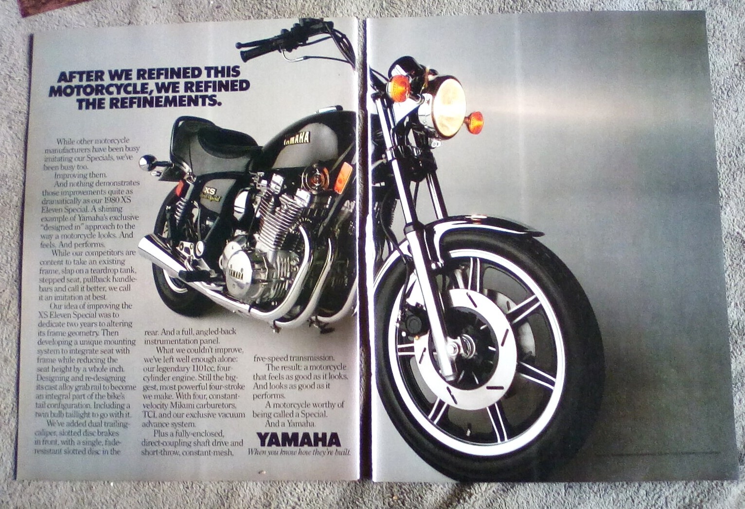 1980 Yamaha XS850 Special 2-Page Motorcycle Print Ad | eBay