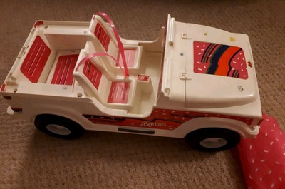 barbie jeep white