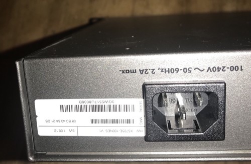 Netgear Prosafe Plus 10GBase-T Switch, 8 port 10Gbps