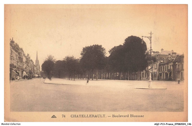 Aqjp13-0970-86 - Chatellerault - Boulevard Bloussac