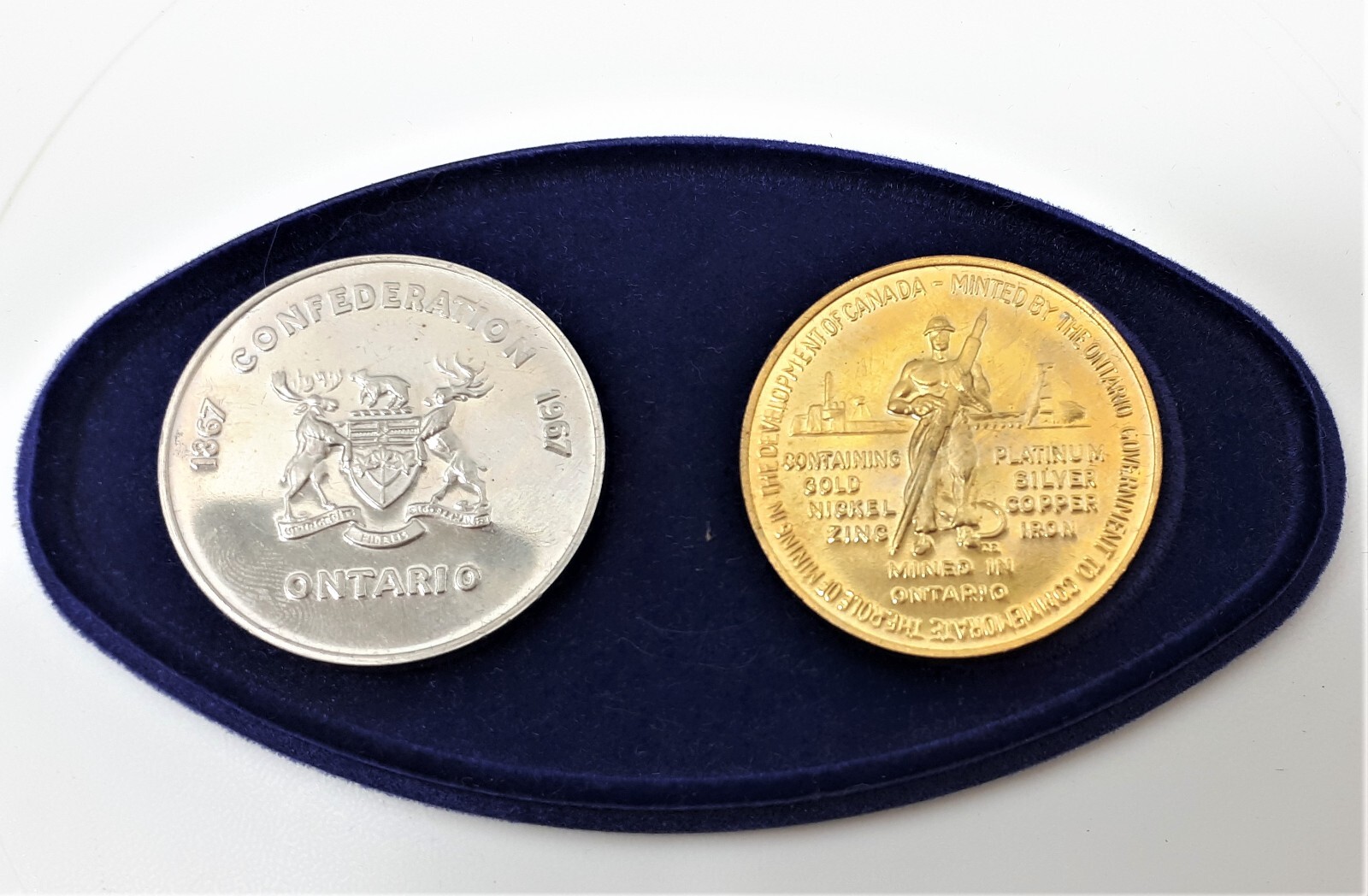 1967 Ontario Confederation Centennial Mining Role Coin Set