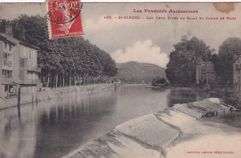 *43721 Cpa Saint Girons - Les Deux Rives