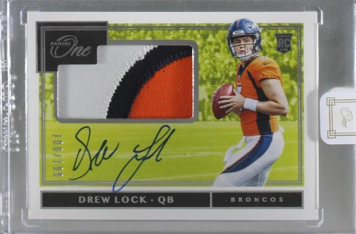 2019 Panini One Drew Lock #4