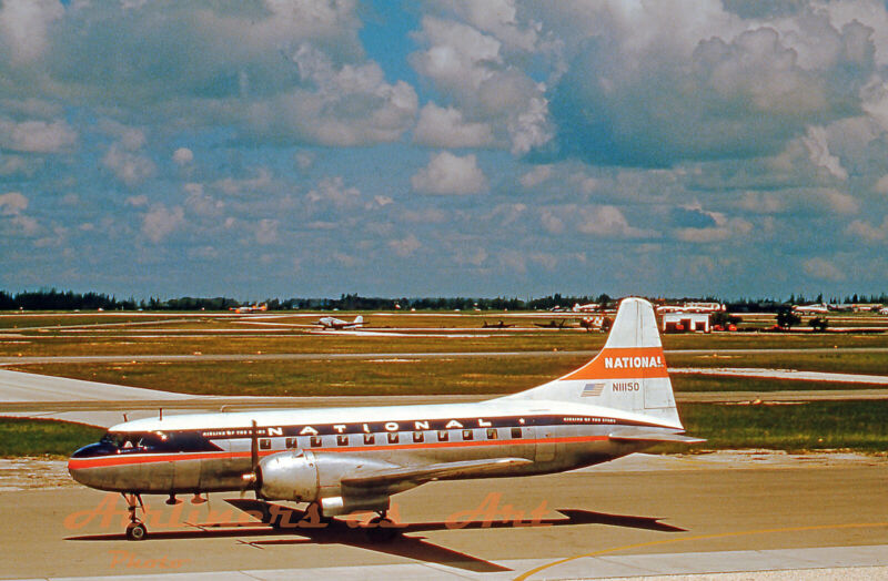 National Airlines Convair 340 N11150 in the 1950