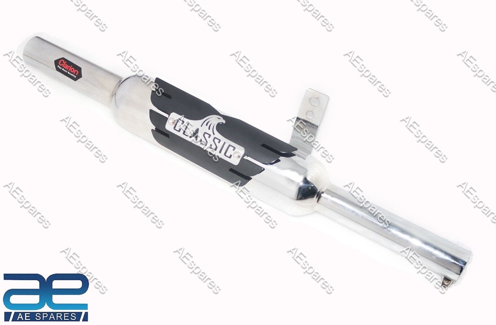 Exhaust Silencer Steel Chrome For Royal Enfield  New Classic Reborn 350 