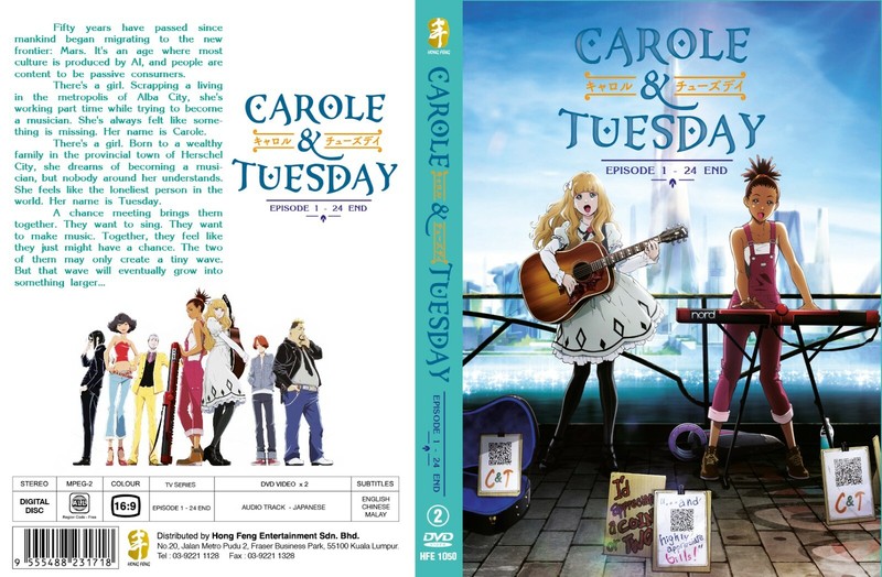 Carole & Tuesday (Kapitel 1 - 24 Ende) ~ Alle Regionen ~ Brandneu & Fabriksie...