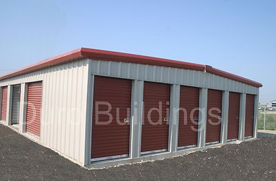 DURO Steel 50x210x9.5 Metal 14-15x50 Units Mini Self Storage Building Kit DiRECT
