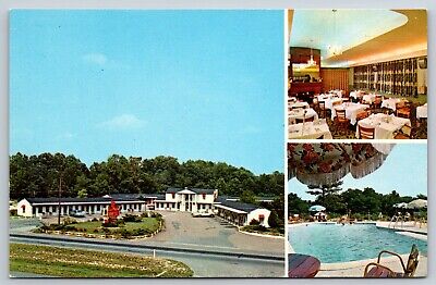 Postcard La Plata Motel Tobacco Trail La Plata Maryland MD Advertising