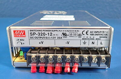 Mean Well SP-320-12 Power Supply / In: 100-240VAC@11A 50/60Hz Out: 12VDC @ 25A