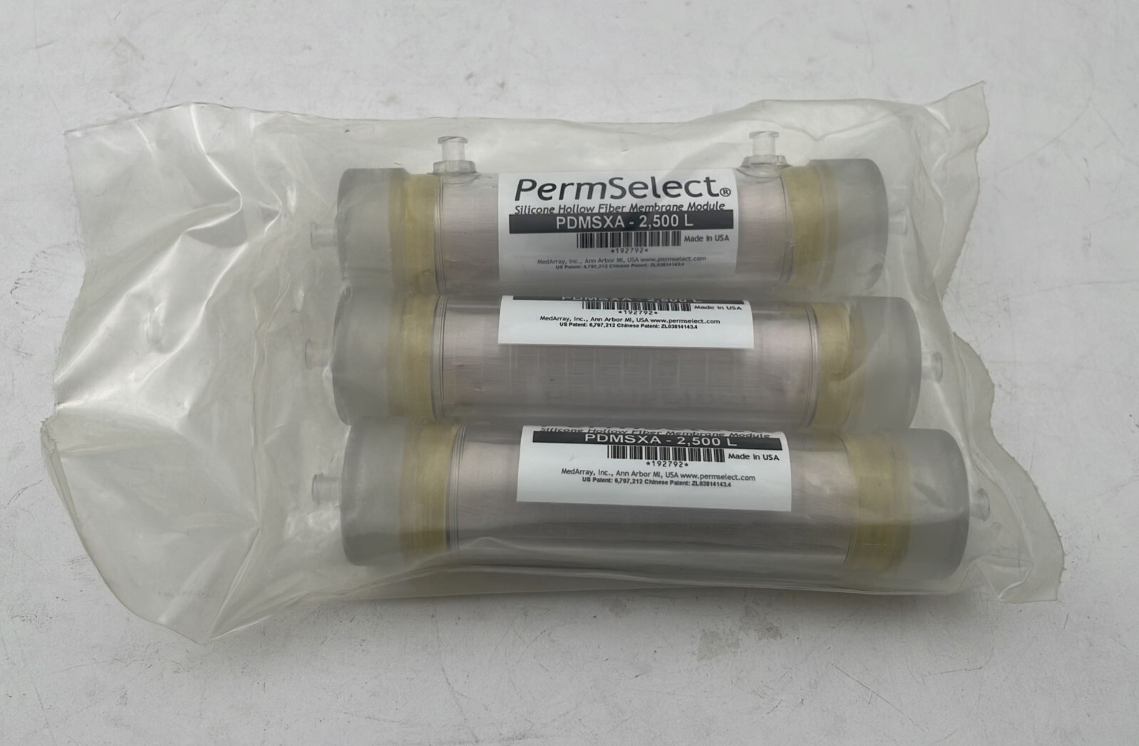 LOT 3] NEW - PermSelect Silicone Hollow Fiber Membrane