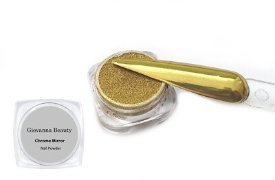 MIRROR EFFECT - CHROME NAIL POWDER 2g Full Jar 27 Colors UNICORN ROSE GOLD BLUE