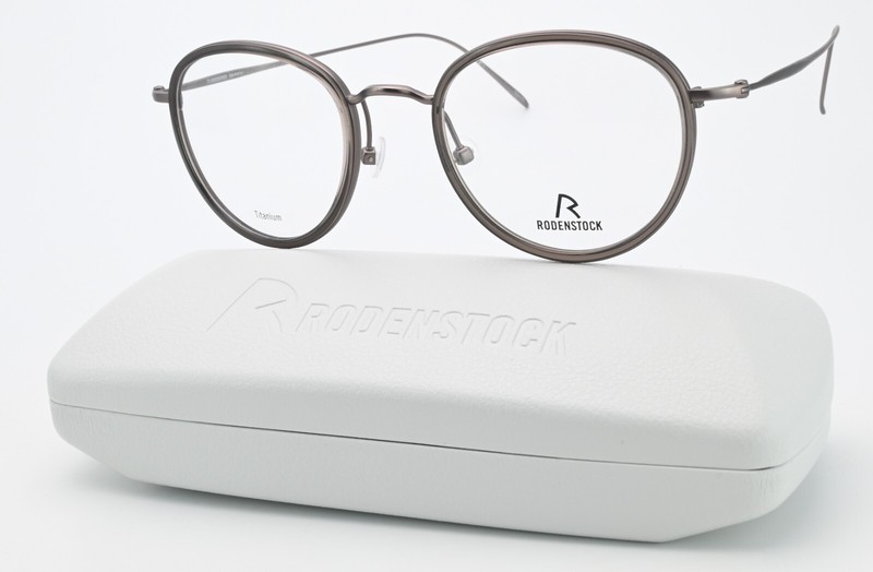 Rodenstock Germany Brille R 7096 C 49-21 145 Titan Acetat Panto Optik Mit Etui