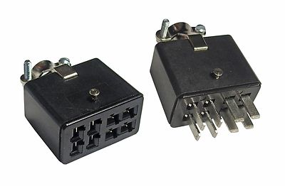 Power Plug and Socket - 8 pin Jones Plug - Male and Female - P308CCT S308CCT