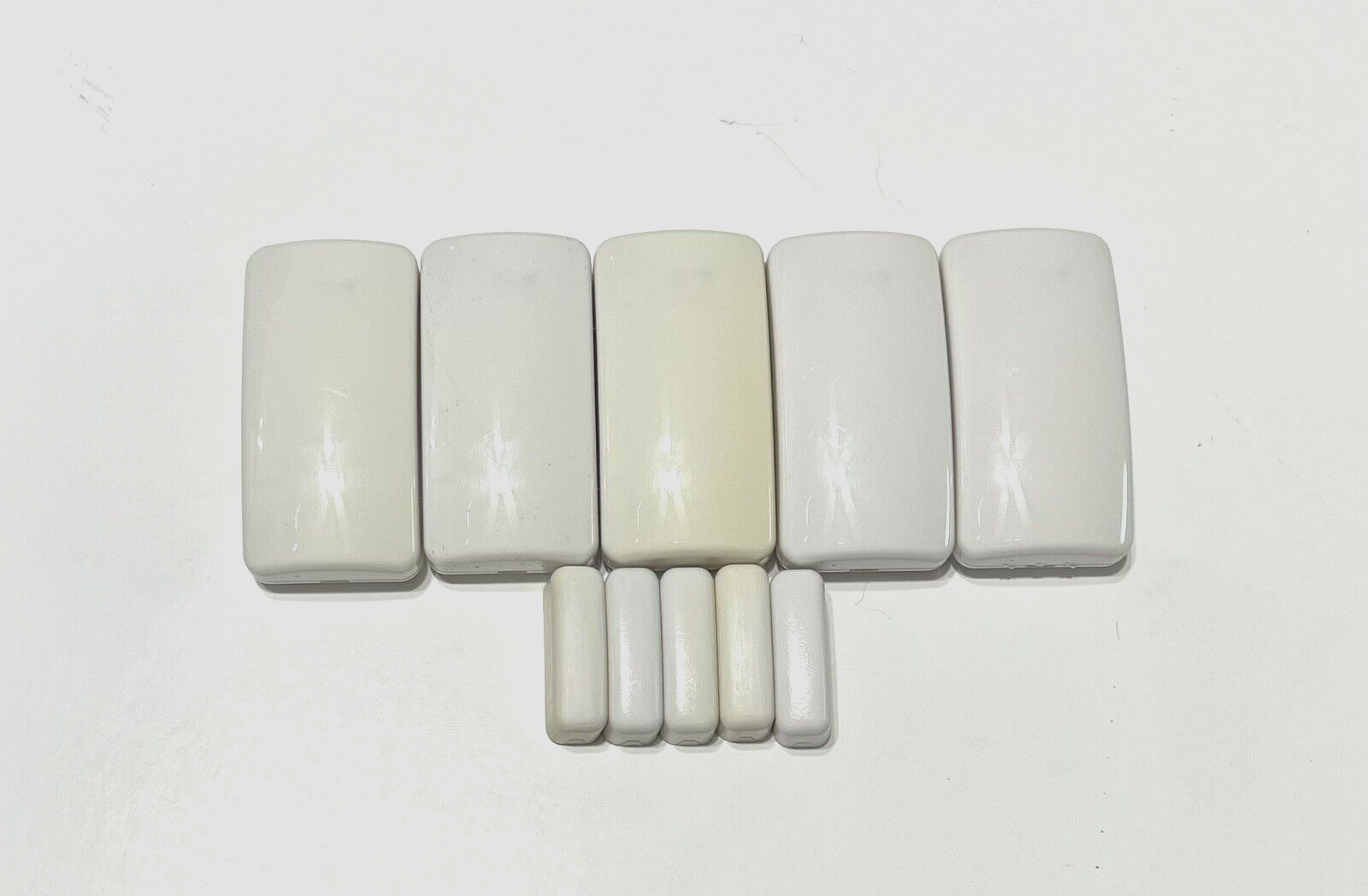 HONEYWELL 5815 WIRELESS DOOR/WINDOW CONTACT TRANSMITTERS & MAGNETS Lot of 5 Used