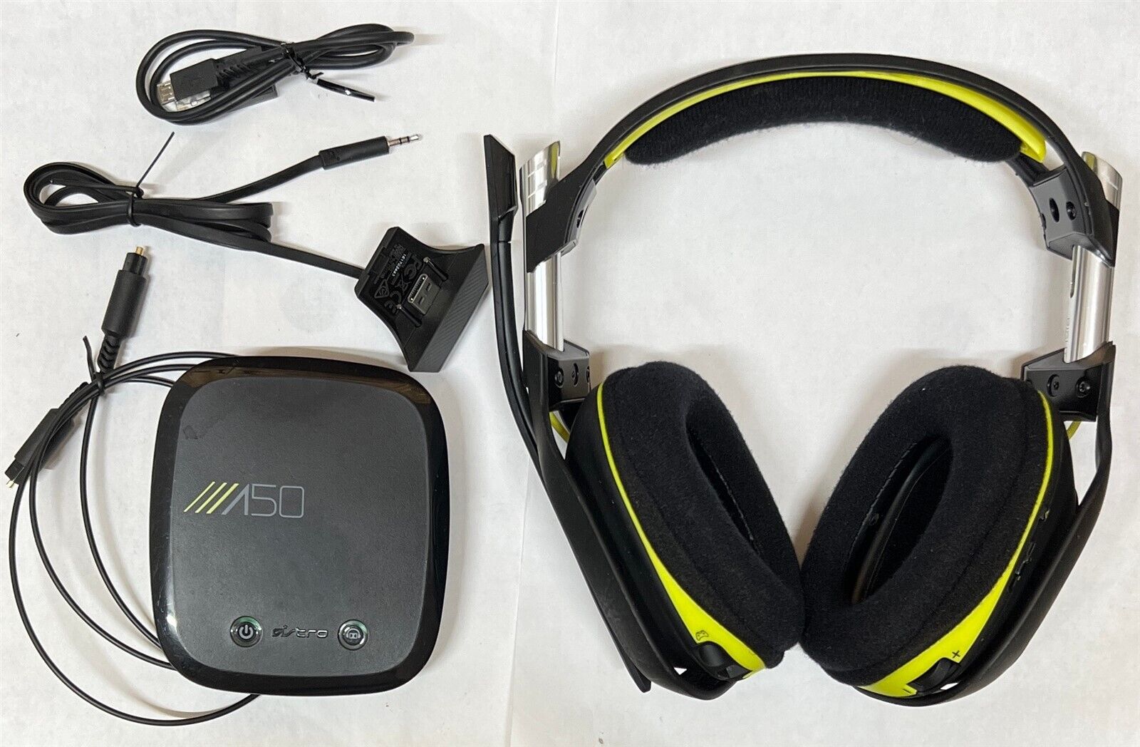 ASTRO A50 Wireless Gaming Headset for PS4/Xbox/PC - Black/Lime (2014 model) | eBay ASTRO A50 Wireless Gaming Headset for PS4/Xbox/PC - Black/Lime (2014 model) | eBay