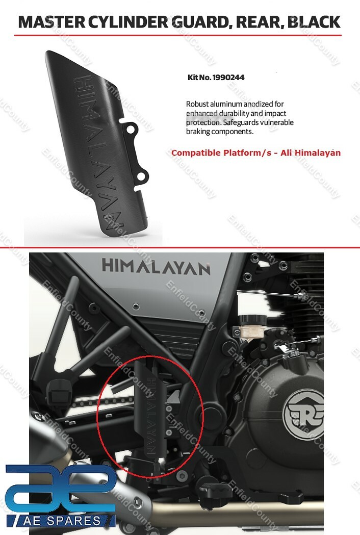 For Royal Enfield Himalayan 411 cc Master Cylinder Guard Aluminium Black 