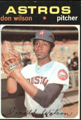 1971 Topps Baseball Card #484 Don Wilson - VG-EX