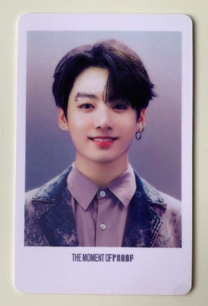 BTS ジョングク THE MOMENT OF PROOF BTS OFFICIAL SHOP limited benefit 'The Moment of Proof' Card