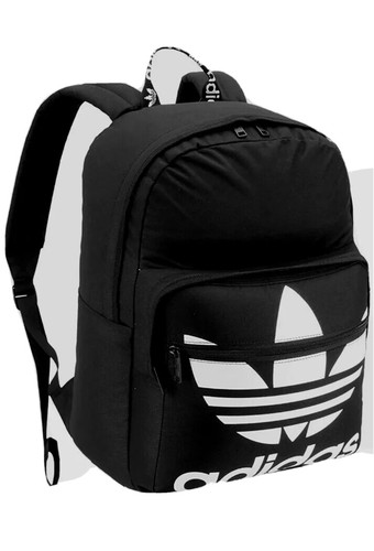 ◆adidas◆ Outline Trefoil Backpack Black JC5999 Accessories - Polyurethane Backpack Outline Trefoil - Black