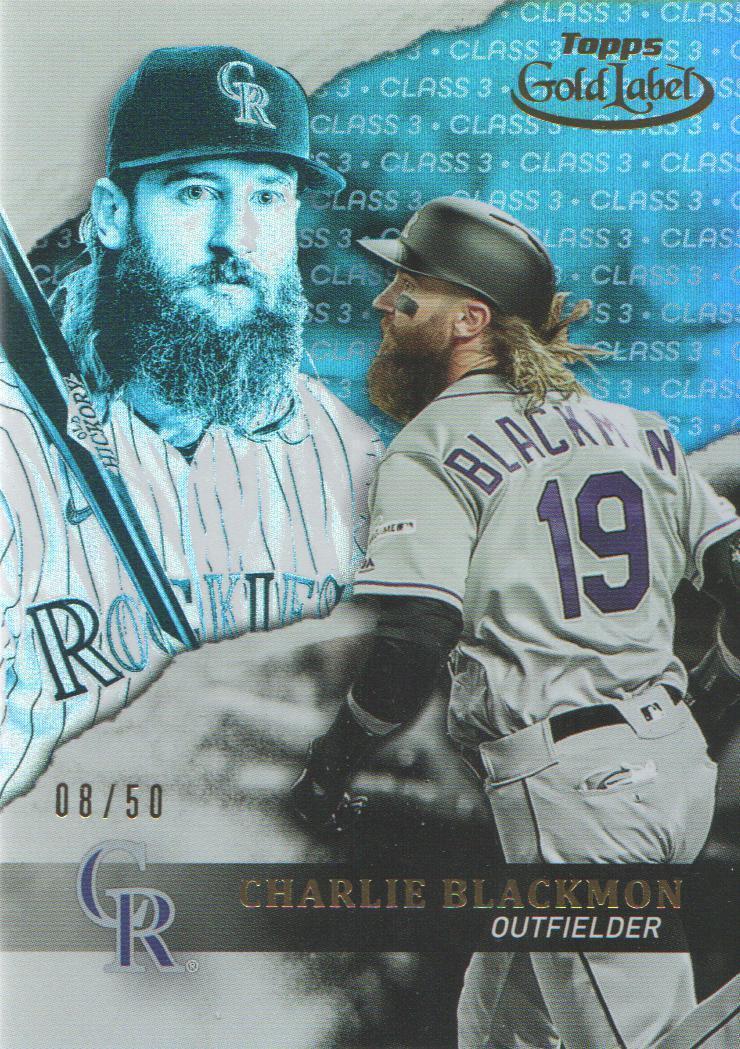 2020 Topps Gold Label - Charlie Blackmon #37