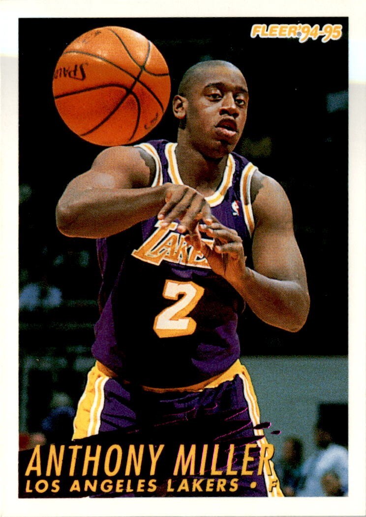 1994-95 Fleer Anthony Miller Los Angeles Lakers #309 NBA