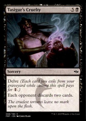 Tasigur's Cruelty 88 Common Fate Reforged Magic: The Gathering Near Mint