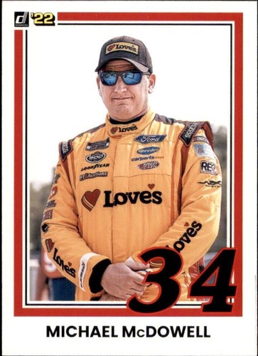 2022 Panini Donruss NASCAR - Michael McDowell #155