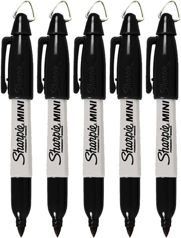 With Golf Keychain Clips, Fine Point, Black Ink, Pack Of