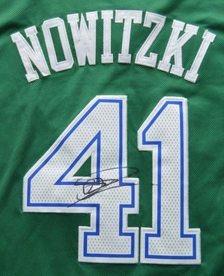Dirk Nowitzki Autographed Signed Swingman Jersey COA Dallas Mavericks