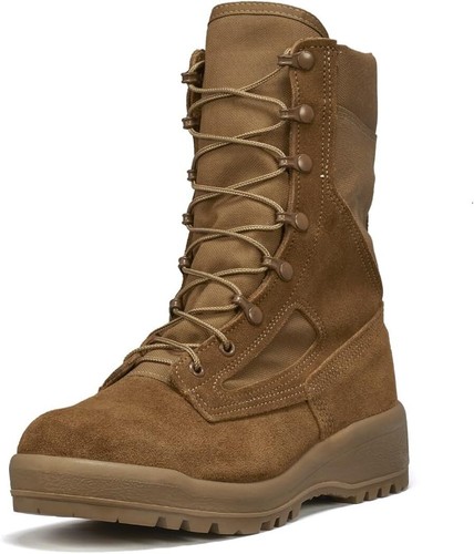 BELLEVILLE BELLEVILLE C300 ST 8 INCH ARMY OCP ACU HOT WEATHER STEEL TOE COMBAT BOOTS...