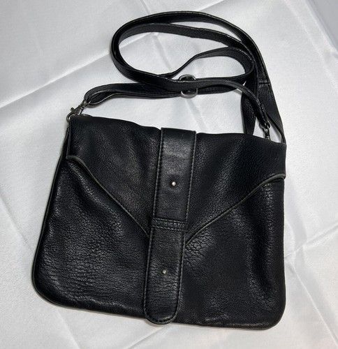 J Jill Crossbody Handbag Black Genuine Leather Purse | eBay