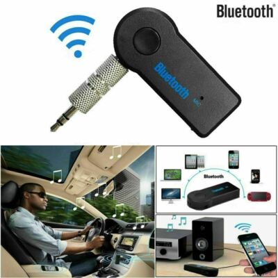 Wireless Bluetooth Receiver 3.5mm AUX Audio Stereo Music Home Car Adapter TO