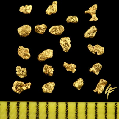 TOP-Geschenk ! 20 Echte Gold-Nuggets Alaska 20-23 Karat Schmuck Münze Barren