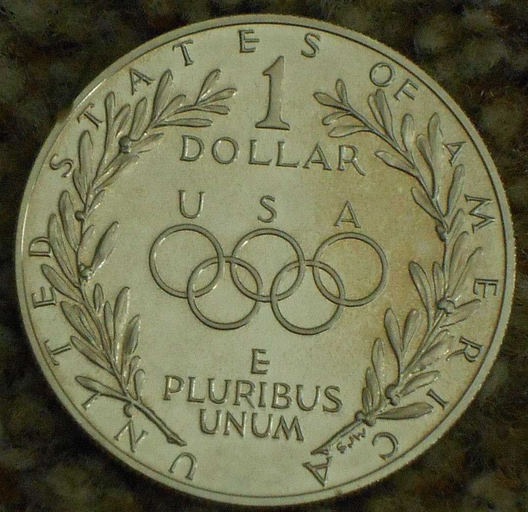 1988-S Olympic Commemorative Silver Dollar.